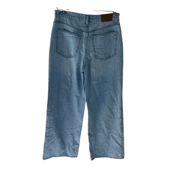 Madewell Superwide-Leg Jeans Light Wash Relaxed Size 27 - Picture 7 of 7